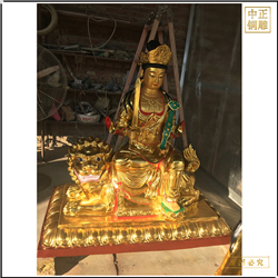 現(xiàn)貨1.8米文殊普賢銅佛像 現(xiàn)貨1.8米文殊普賢銅佛像