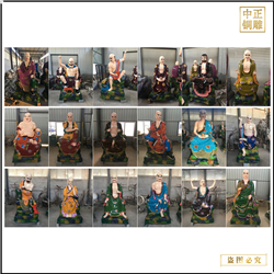 十八羅漢銅佛像全套定做價格 十八羅漢銅佛像全套定做價格