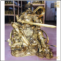 鑄銅四大天王佛像雕塑 鑄銅四大天王佛像雕塑