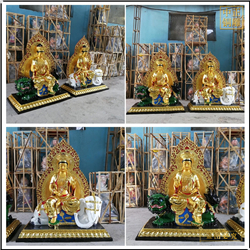 鑄銅關公 文殊普賢供奉銅佛像