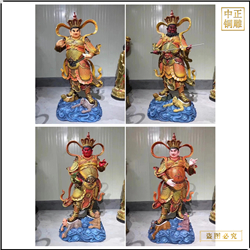 鑄銅關公 寺廟四大天王佛像