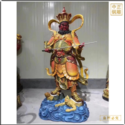 鑄銅關公 銅雕佛像四大天王廠家