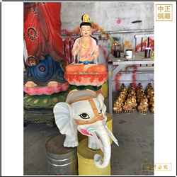 純銅文殊普薩佛像擺件 純銅文殊普薩佛像擺件