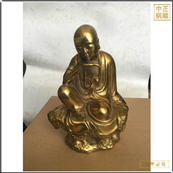 鑄銅關公 彩繪十八羅漢佛像價格