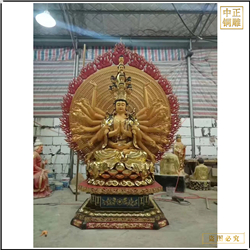 千手千眼觀音雕塑 千手千眼觀音雕塑