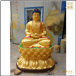 鑄銅關(guān)公 供應(yīng)鑄銅釋迦牟尼佛像鑄造廠