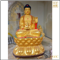 鑄銅關(guān)公 寺廟釋迦牟尼佛像雕塑