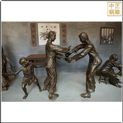 鑄銅關(guān)公 客家風(fēng)情民俗雕塑