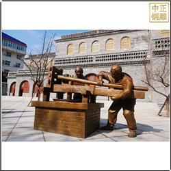 鑄銅關(guān)公 陜西民俗人物雕塑