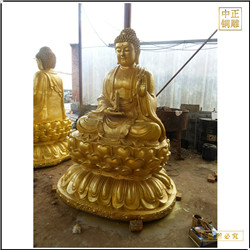 鑄銅關公 純銅釋迦牟尼佛像定制