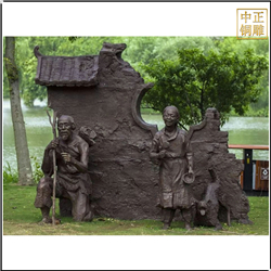 鑄銅關公 園林景觀雕塑