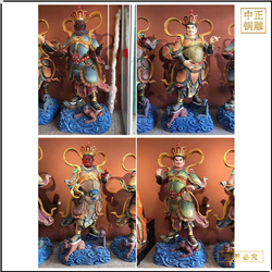 鑄銅關(guān)公 6米鑄銅四大天王佛像廠