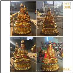 鑄銅關(guān)公 鑄造觀音菩薩銅像