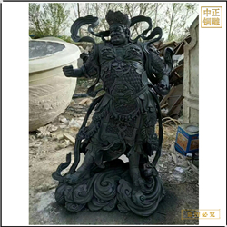 彩繪大型四大天王銅佛像 彩繪大型四大天王銅佛像