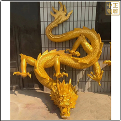 鑄銅關(guān)公 定做銅龍雕塑