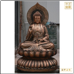 鑄銅關(guān)公 貼金釋迦牟尼佛銅像鑄造廠