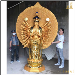 鑄銅關公 銅雕千手觀音雕塑