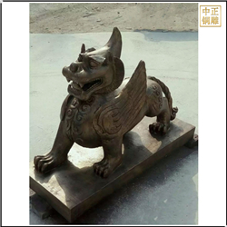 鑄銅關(guān)公 大型室外銅獬豸雕塑