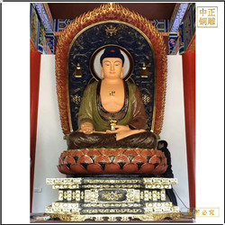 鑄銅關(guān)公 彩繪釋迦牟尼佛銅像鑄造廠