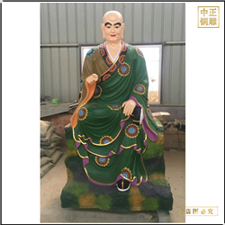 鑄銅關(guān)公 銅雕十八羅漢神像定制