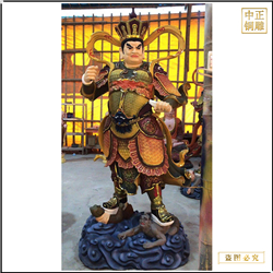 鑄銅關公 站像四大天王佛像廠家