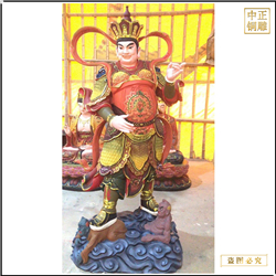 鑄銅關公 鑄銅四大天王佛像