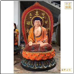 鑄銅關(guān)公 釋迦牟尼佛銅雕塑擺件