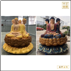 鑄銅關公 彩繪釋迦牟尼佛銅像報價