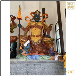 貼金彩繪黑臉?biāo)拇筇焱蹉~佛像廠(chǎng) 貼金彩繪黑臉?biāo)拇筇焱蹉~佛像廠(chǎng)