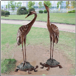 鑄銅關公 踩龜仙鶴雕塑鑄造廠