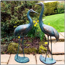 大型銅仙鶴動(dòng)物雕塑 大型銅仙鶴動(dòng)物雕塑