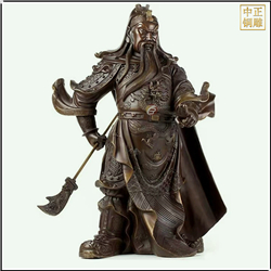 橫刀睜眼關公銅像 橫刀睜眼關公銅像