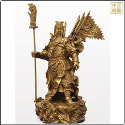 貼金九龍關公像鑄造 貼金九龍關公像鑄造