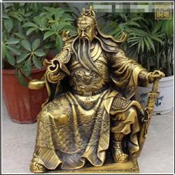 坐像讀書關公雕塑 坐像讀書關公雕塑