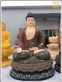 釋迦牟尼佛像|鑄銅釋迦牟尼雕塑