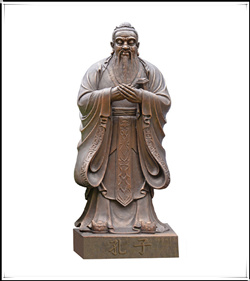 鑄銅孔子像定做 鑄銅孔子像定做