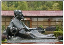 古代人物雕塑李白 古代人物雕塑李白