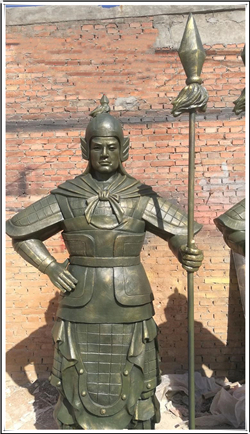 古代將軍銅像圖片 古代將軍銅像圖片