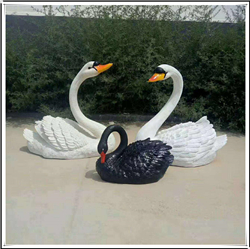 不銹鋼天鵝雕塑 不銹鋼天鵝雕塑