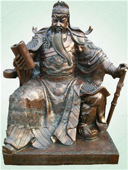 看書關(guān)公銅雕 看書關(guān)公銅雕