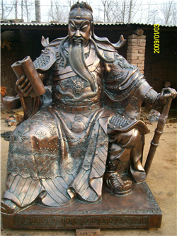 銅關公雕塑 銅關公雕塑