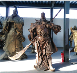 大型銅關公 大型銅關公