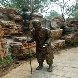 賣(mài)糖葫蘆雕塑